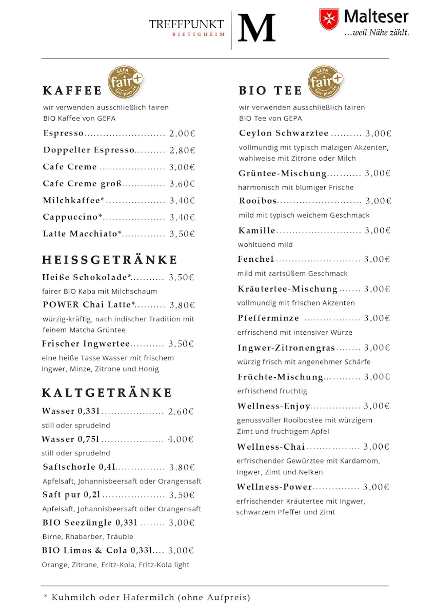 Speisekarte photo 1