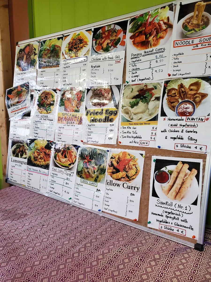 Speisekarte, SPICY Thai Food