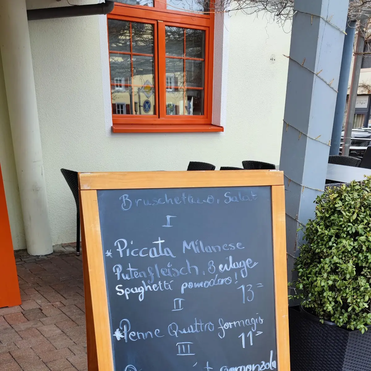 Speisekarte, Pizzeria Moderna "Der Neue Löwe"
