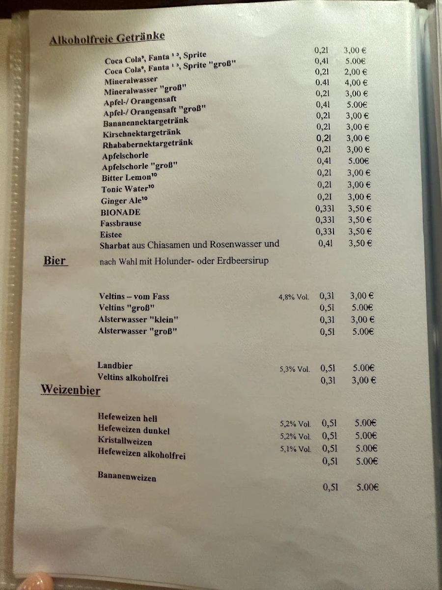 Speisekarte photo 2
