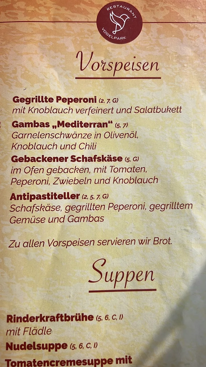 Speisekarte photo 1