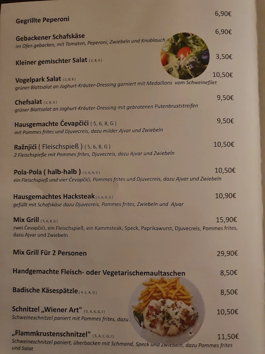 Speisekarte photo 3