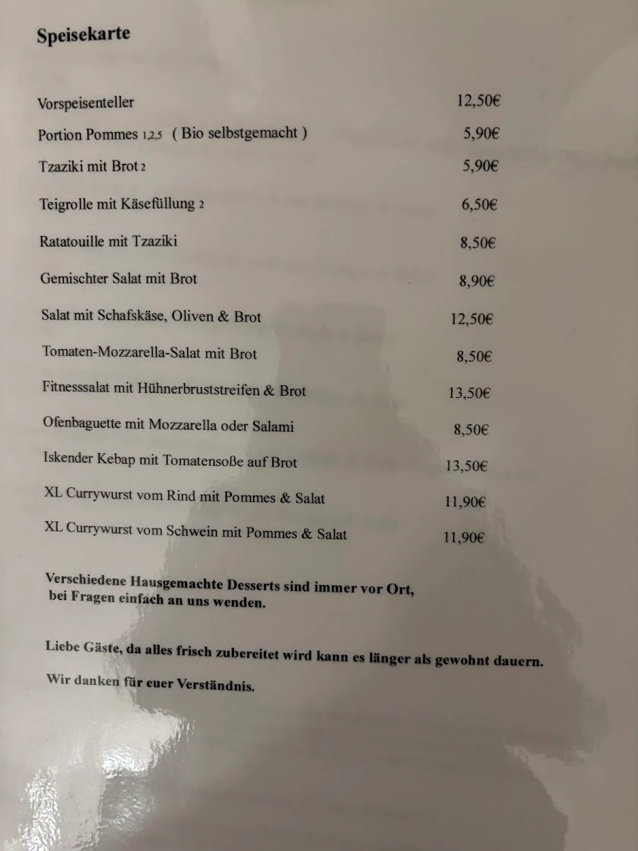 Speisekarte photo 2