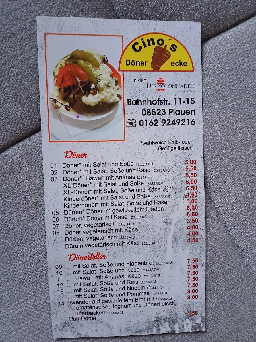 Speisekarte photo 1