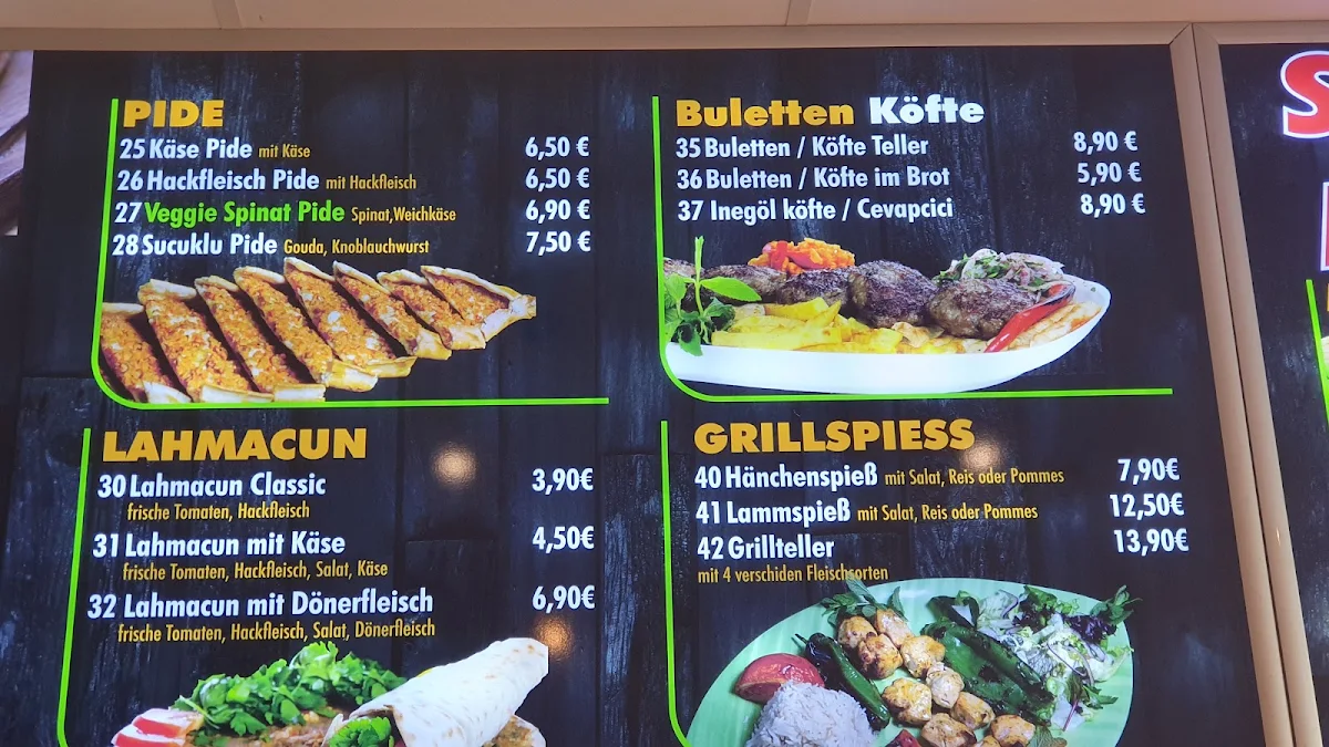 Speisekarte, Balkan Grill