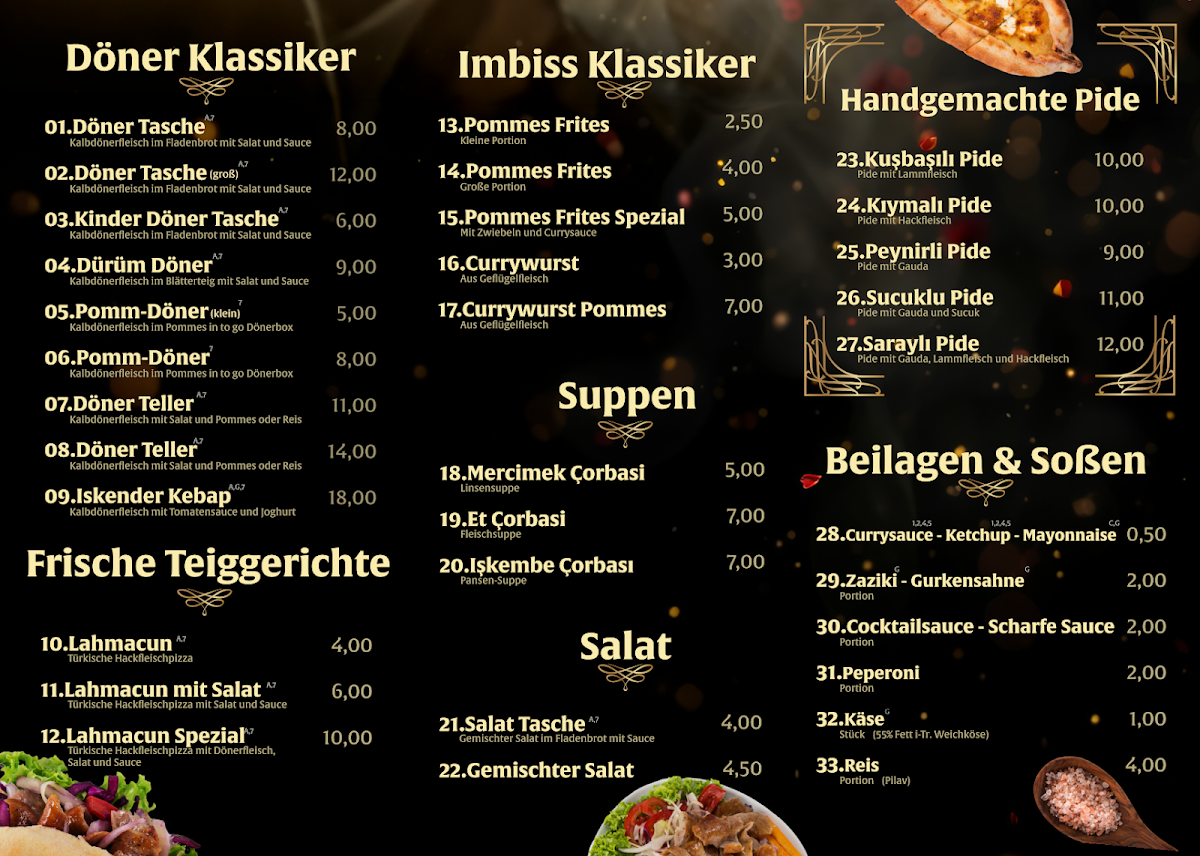 Speisekarte photo 2