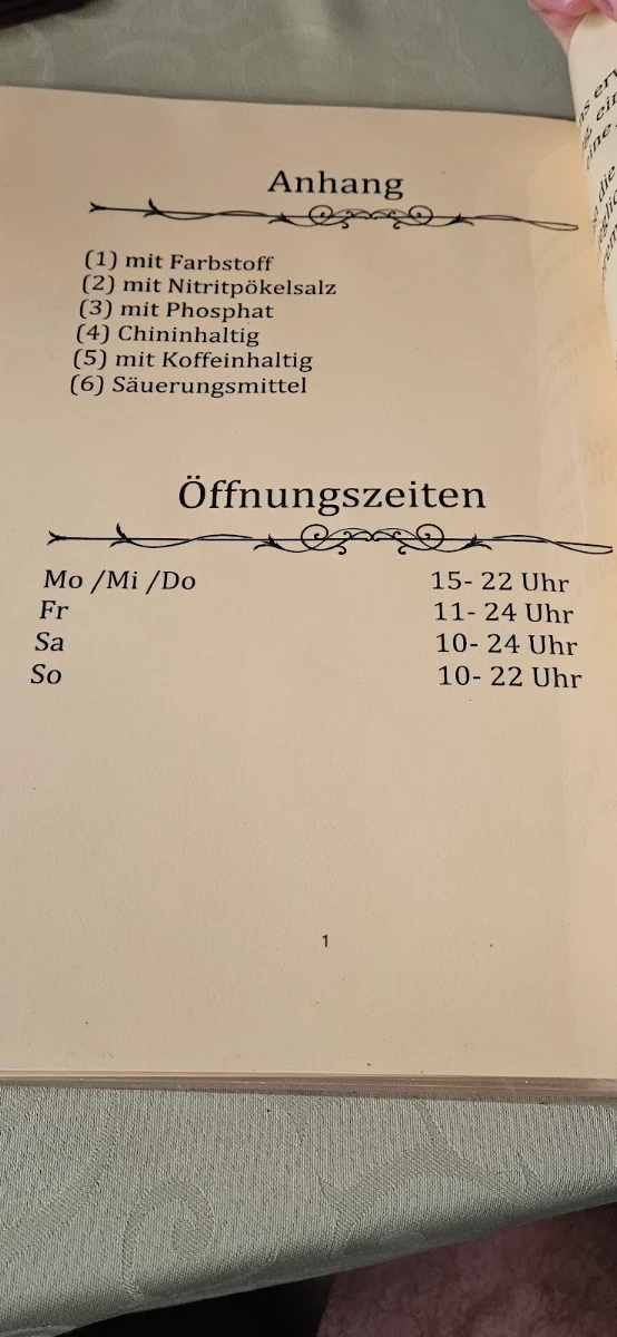 Speisekarte photo 3