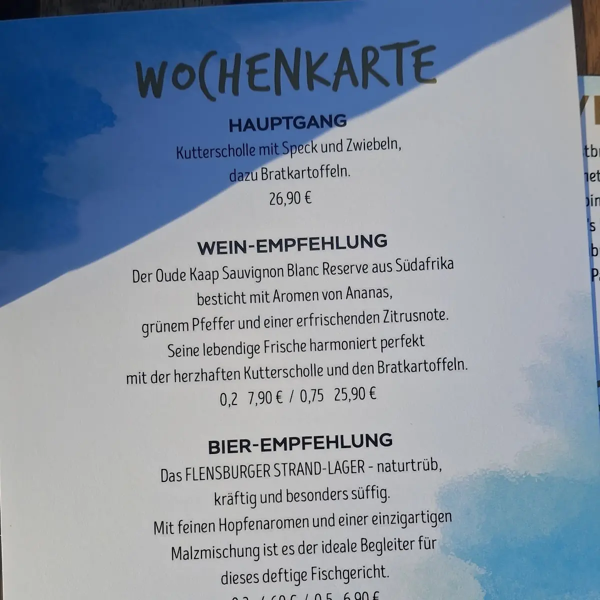 Speisekarte photo 8