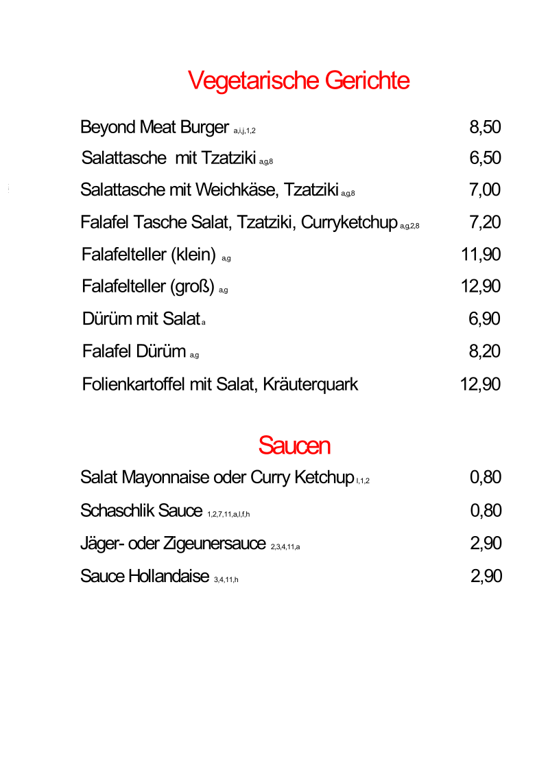 Speisekarte photo 4