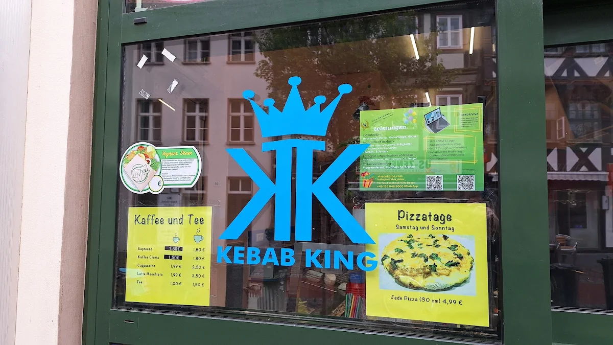 Speisekarte, Kebab King