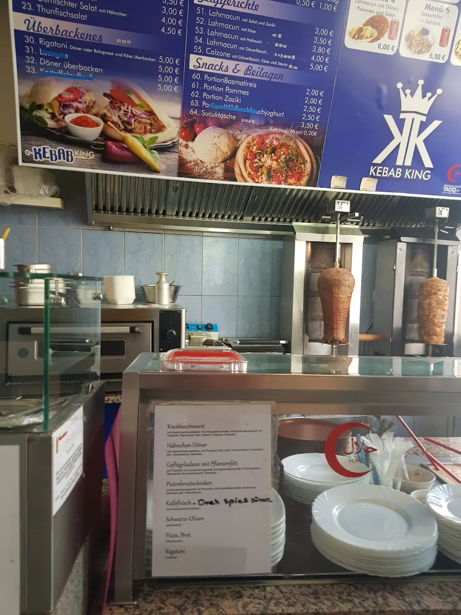 Speisekarte, Kebab King