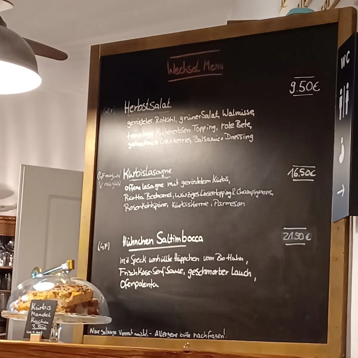 Speisekarte, Das Jaartn