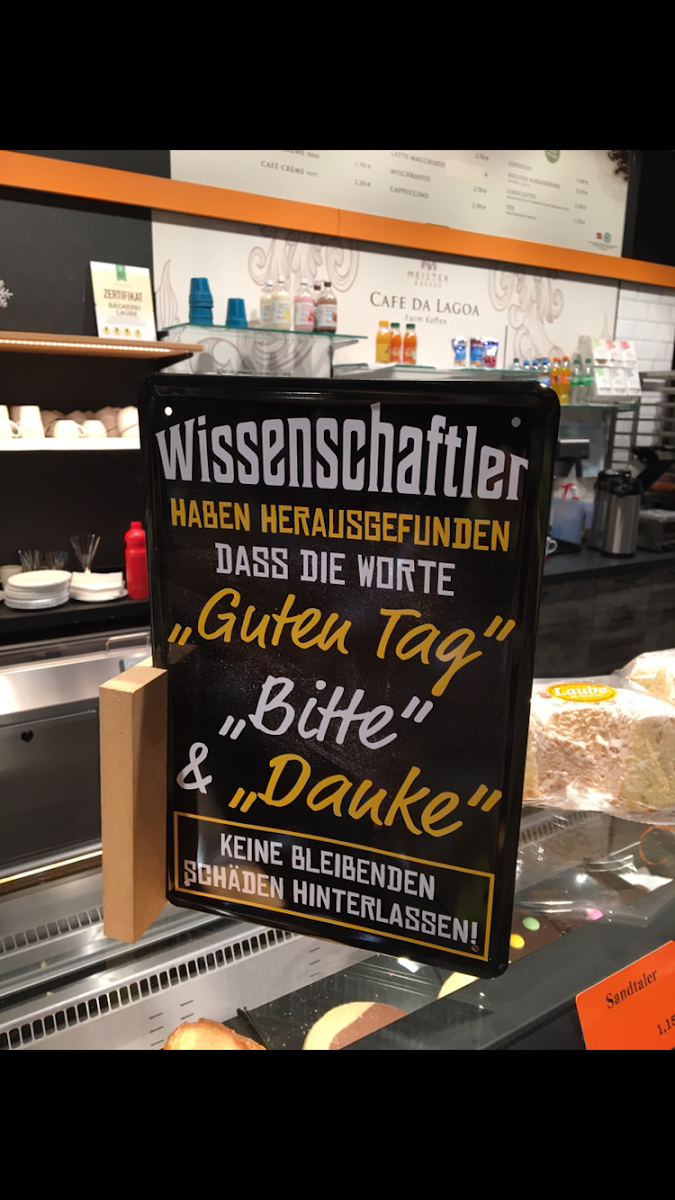 Speisekarte, Bäckerei & Konditorei Laube
