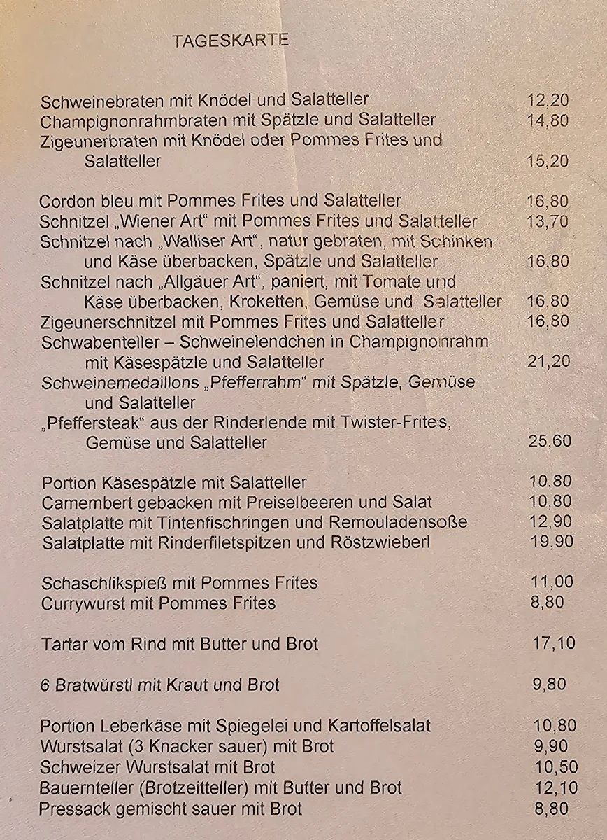 Speisekarte photo 3