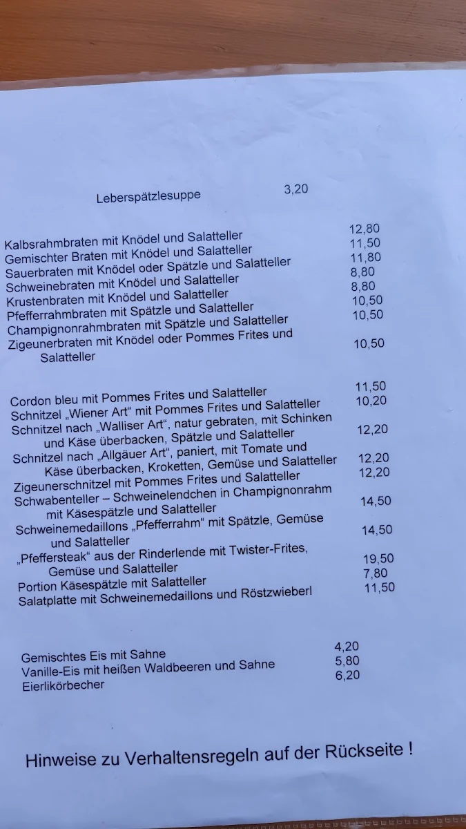 Speisekarte photo 4