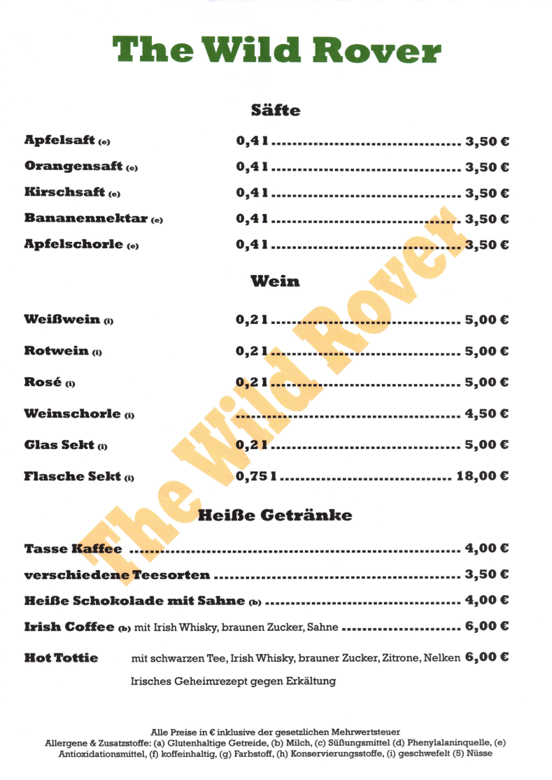Speisekarte photo 5