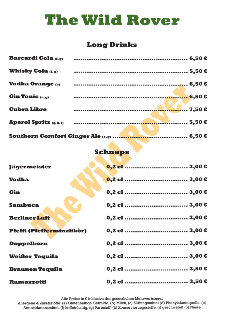 Speisekarte photo 6