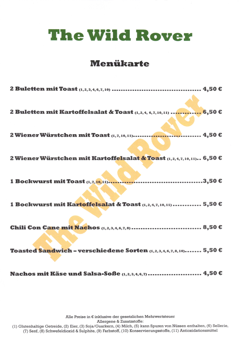 Speisekarte photo 8