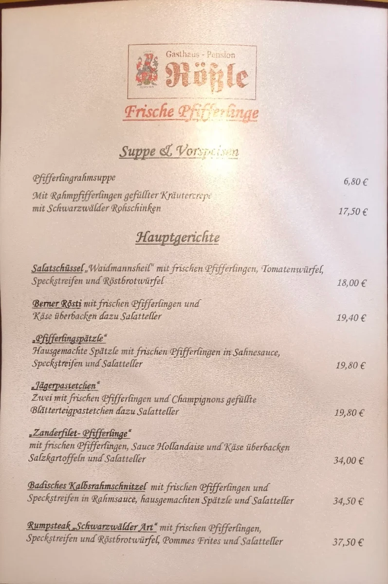Speisekarte photo 2