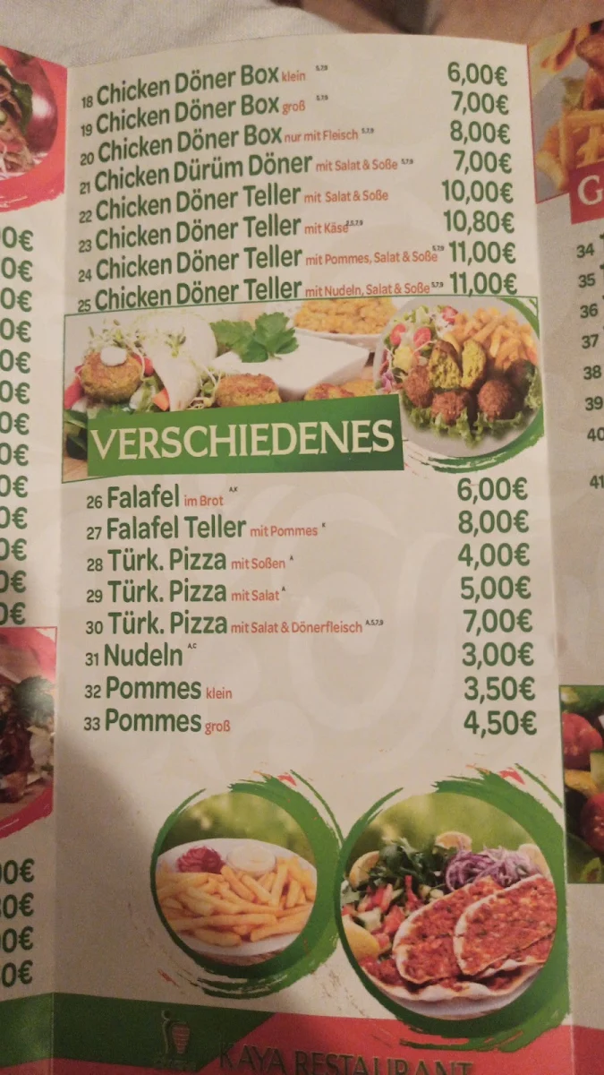 Speisekarte photo 3