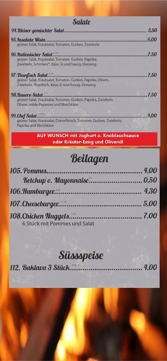 Speisekarte photo 3