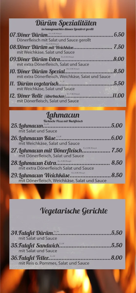 Speisekarte photo 5