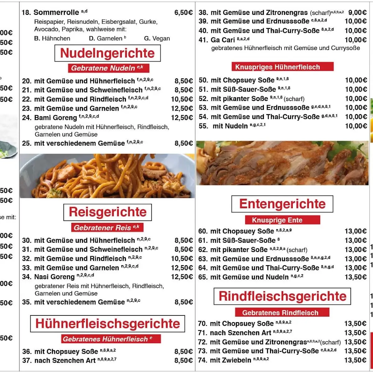 Speisekarte photo 2