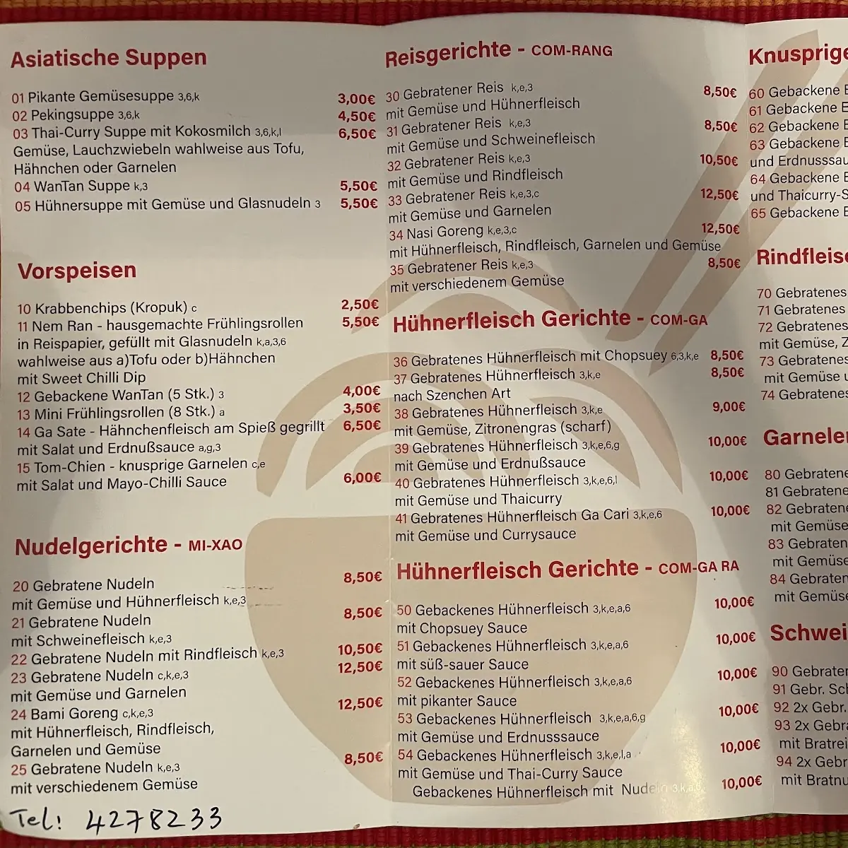 Speisekarte photo 3