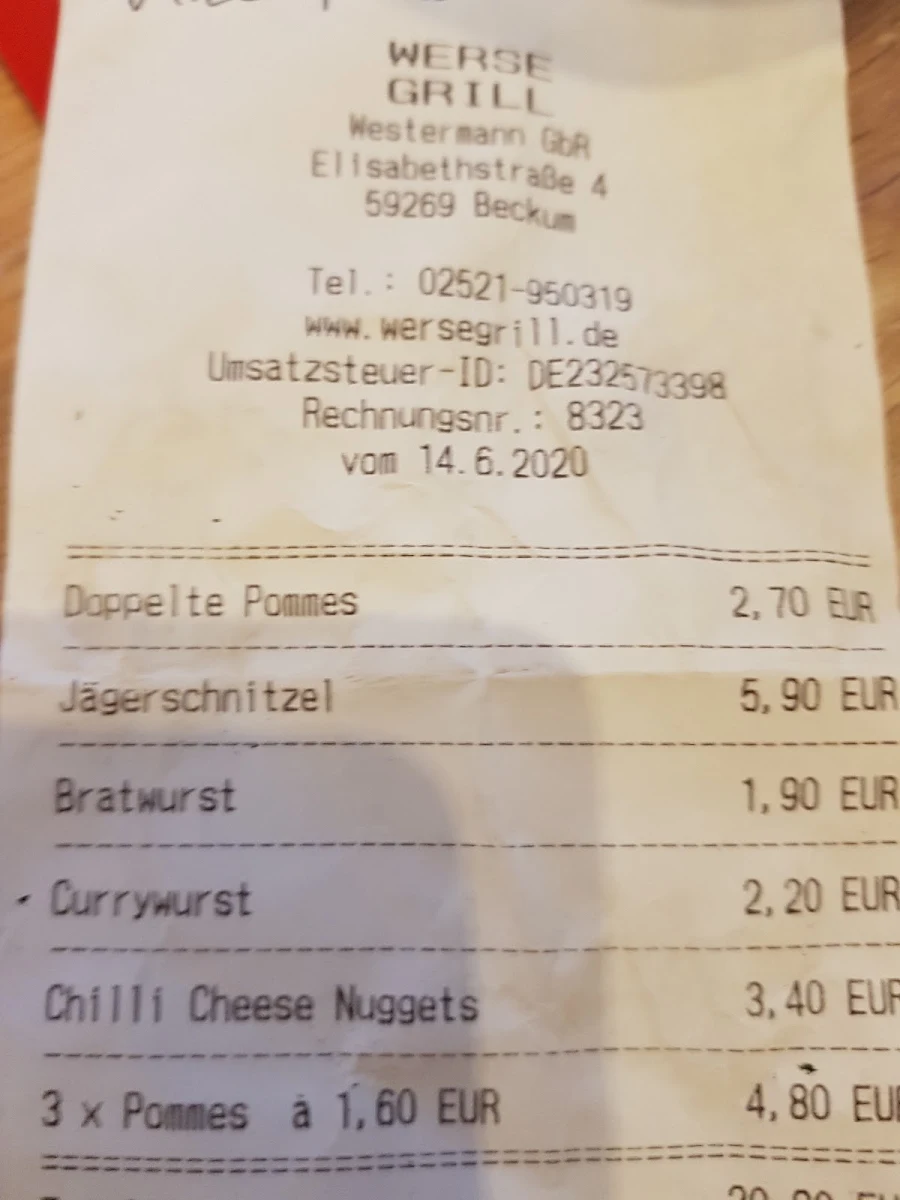 Speisekarte photo 2