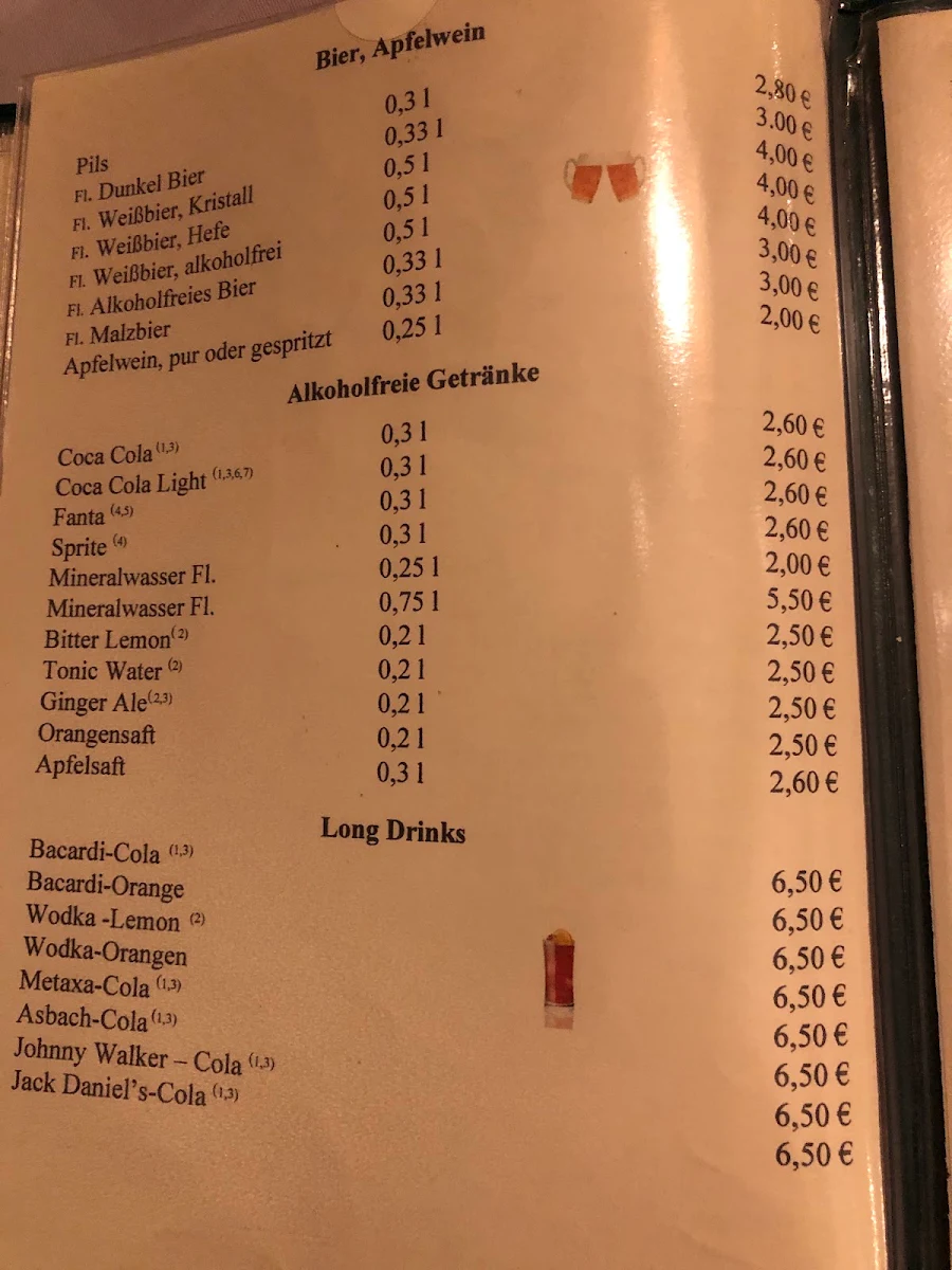 Speisekarte photo 1