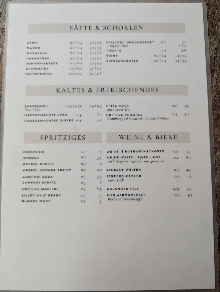 Speisekarte photo 7