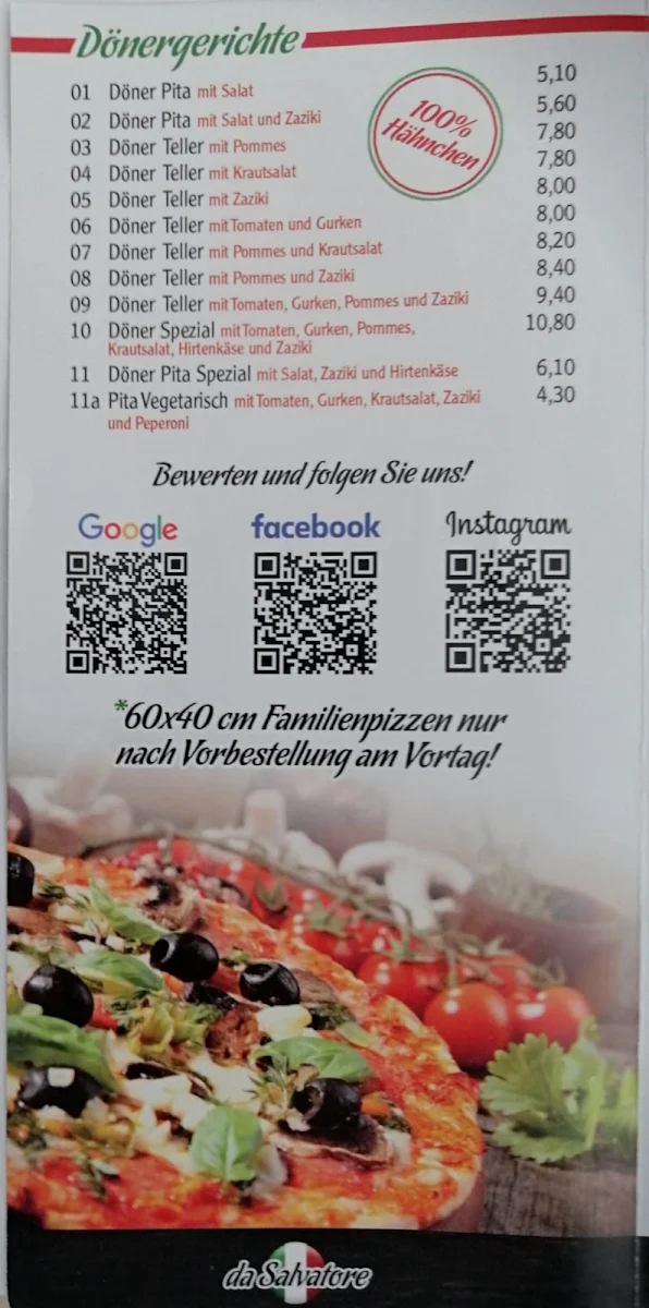 Speisekarte photo 1