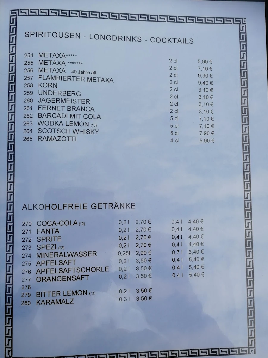 Speisekarte photo 2