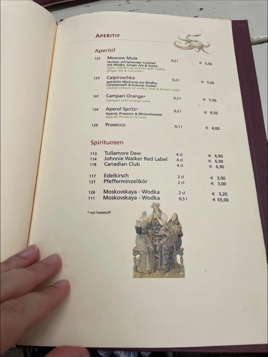 Speisekarte, Tadshikische Teestube