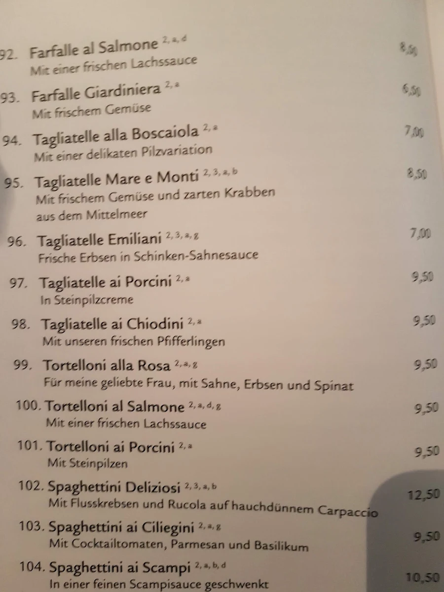Speisekarte photo 2