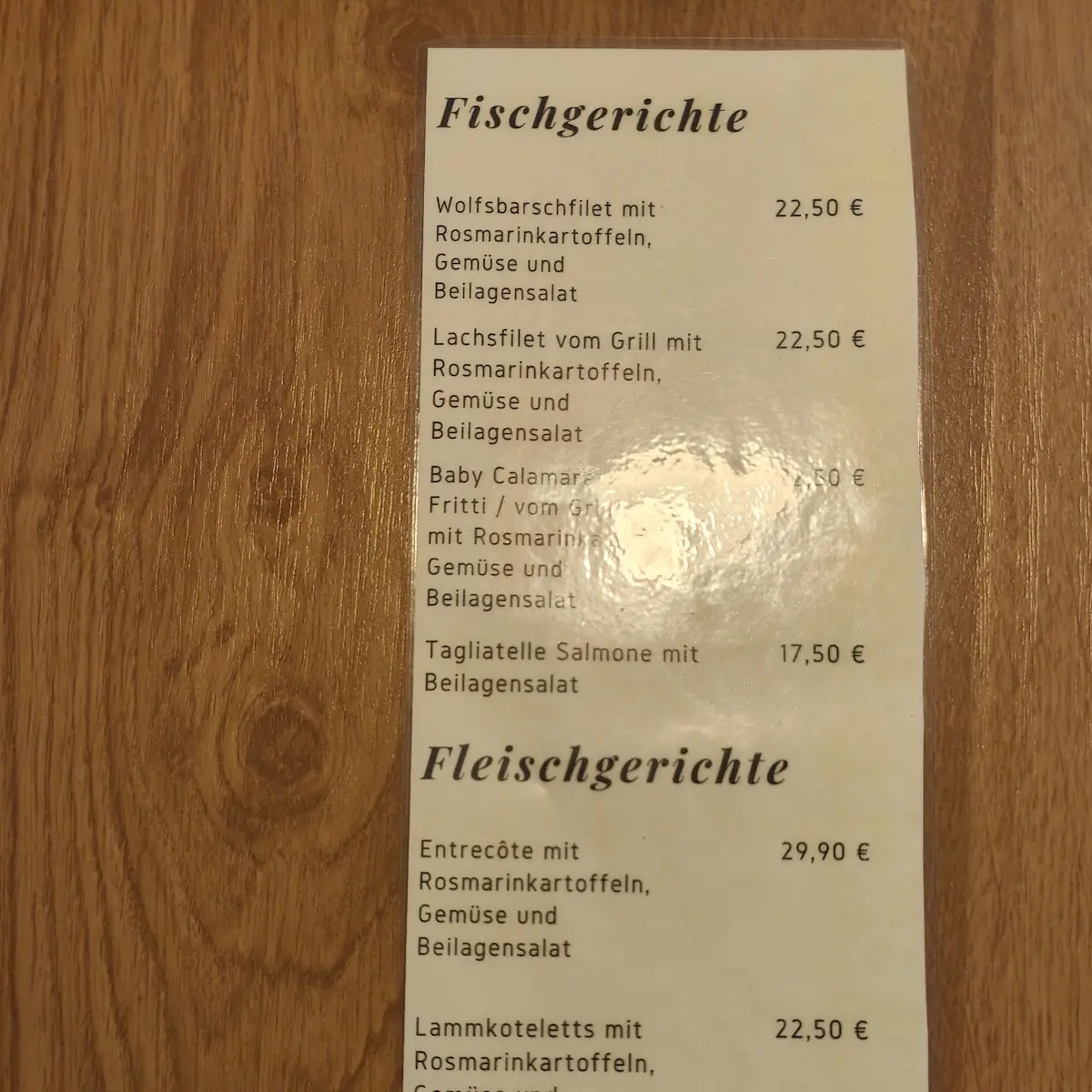 Speisekarte photo 4