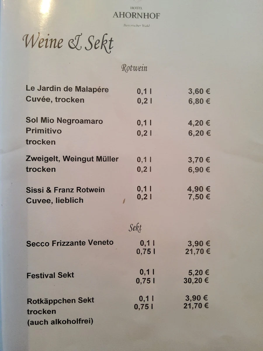 Speisekarte photo 1