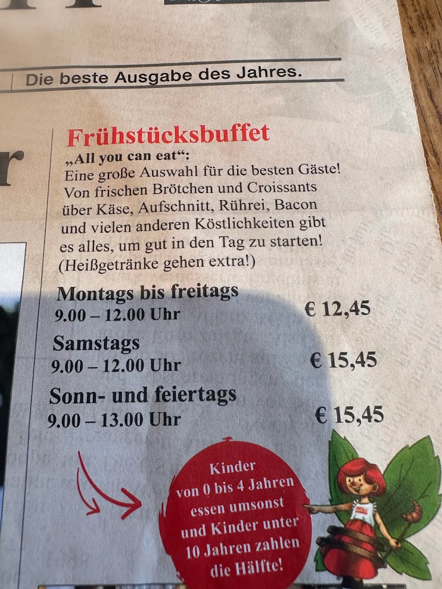 Speisekarte, Cafe Extrablatt Essen Kennedyplatz