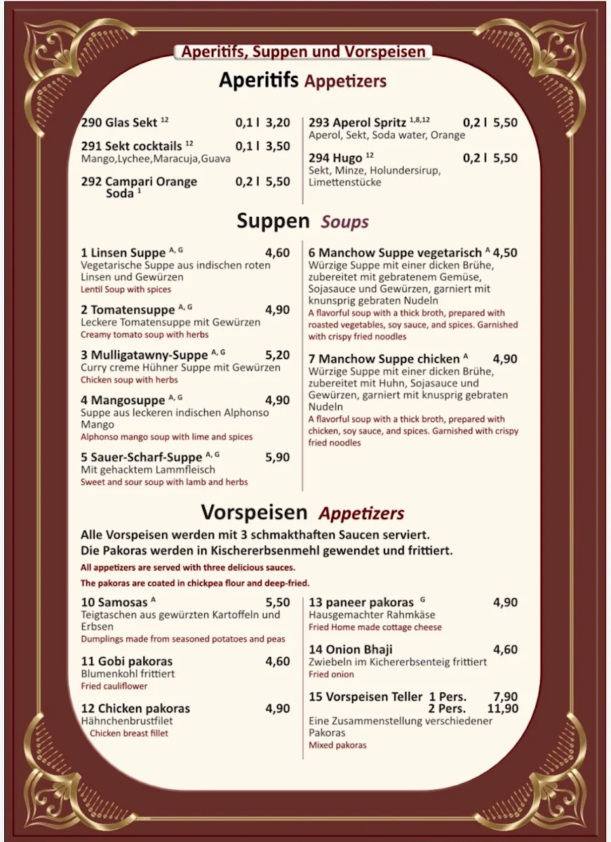 Speisekarte photo 3