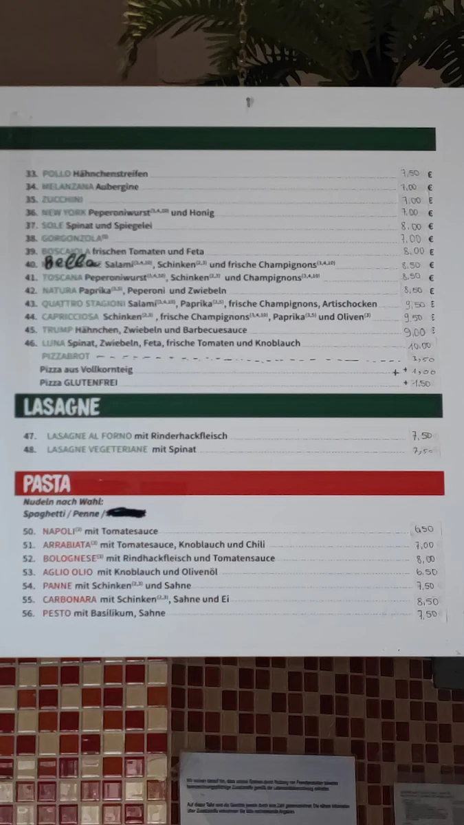Speisekarte photo 9