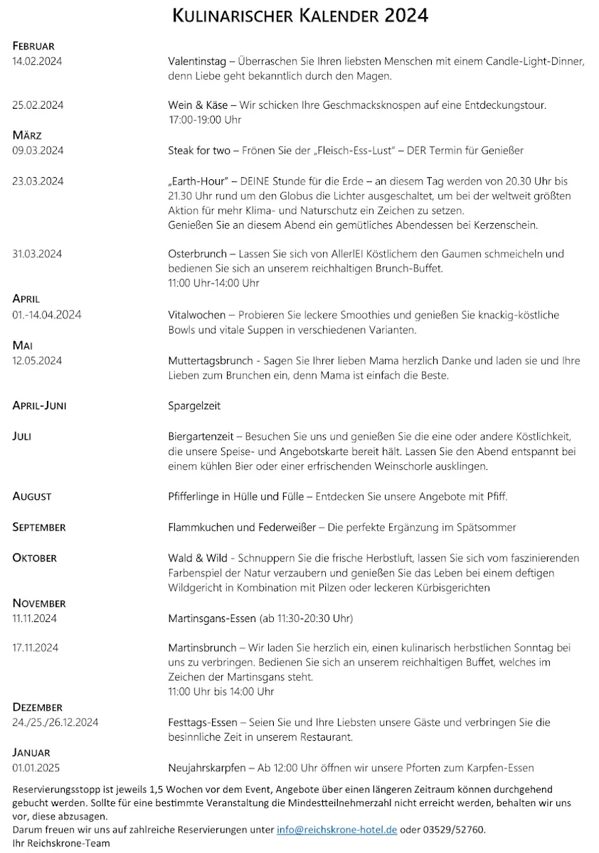 Speisekarte photo 2
