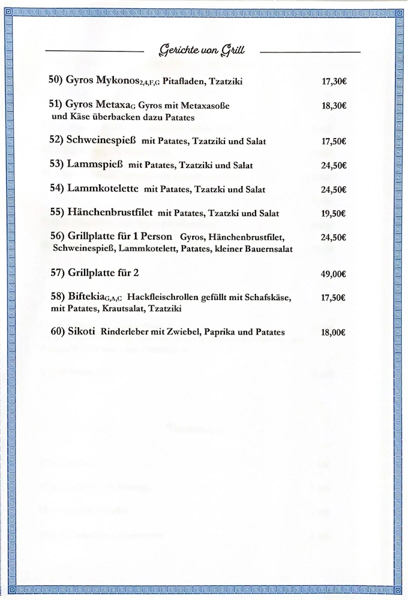 Speisekarte photo 3