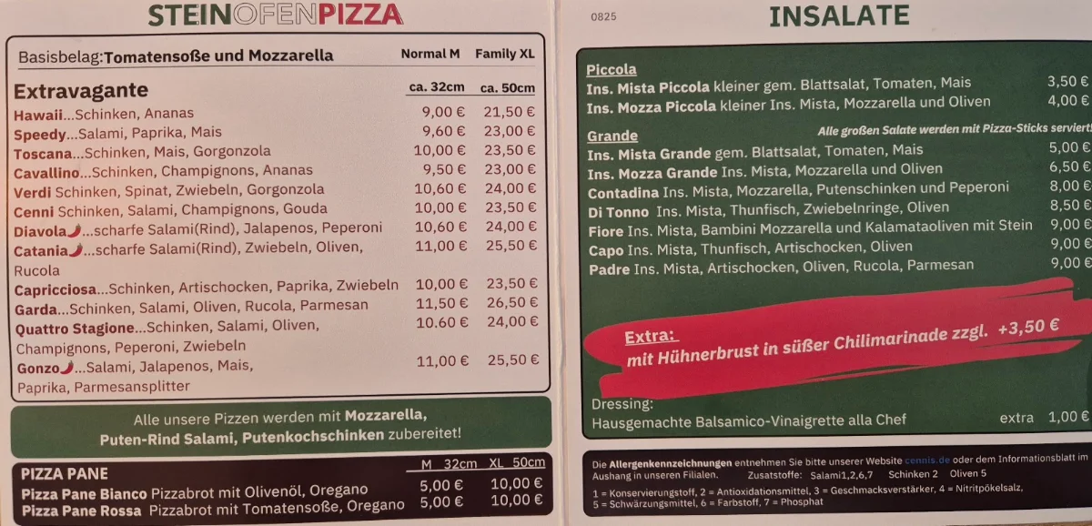 Speisekarte photo 2