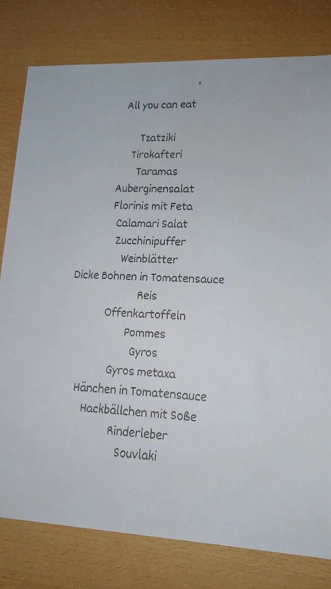 Speisekarte photo 2