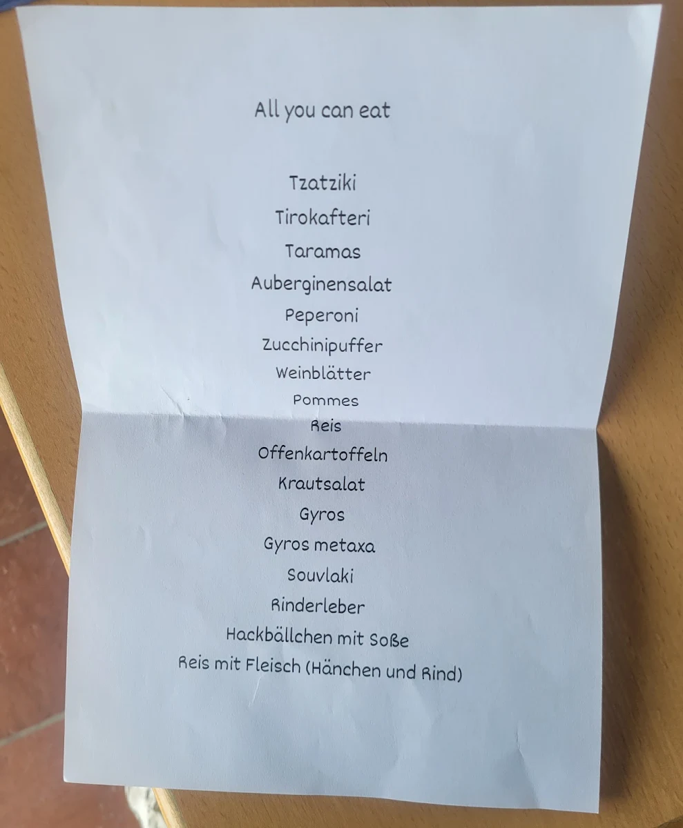 Speisekarte photo 3