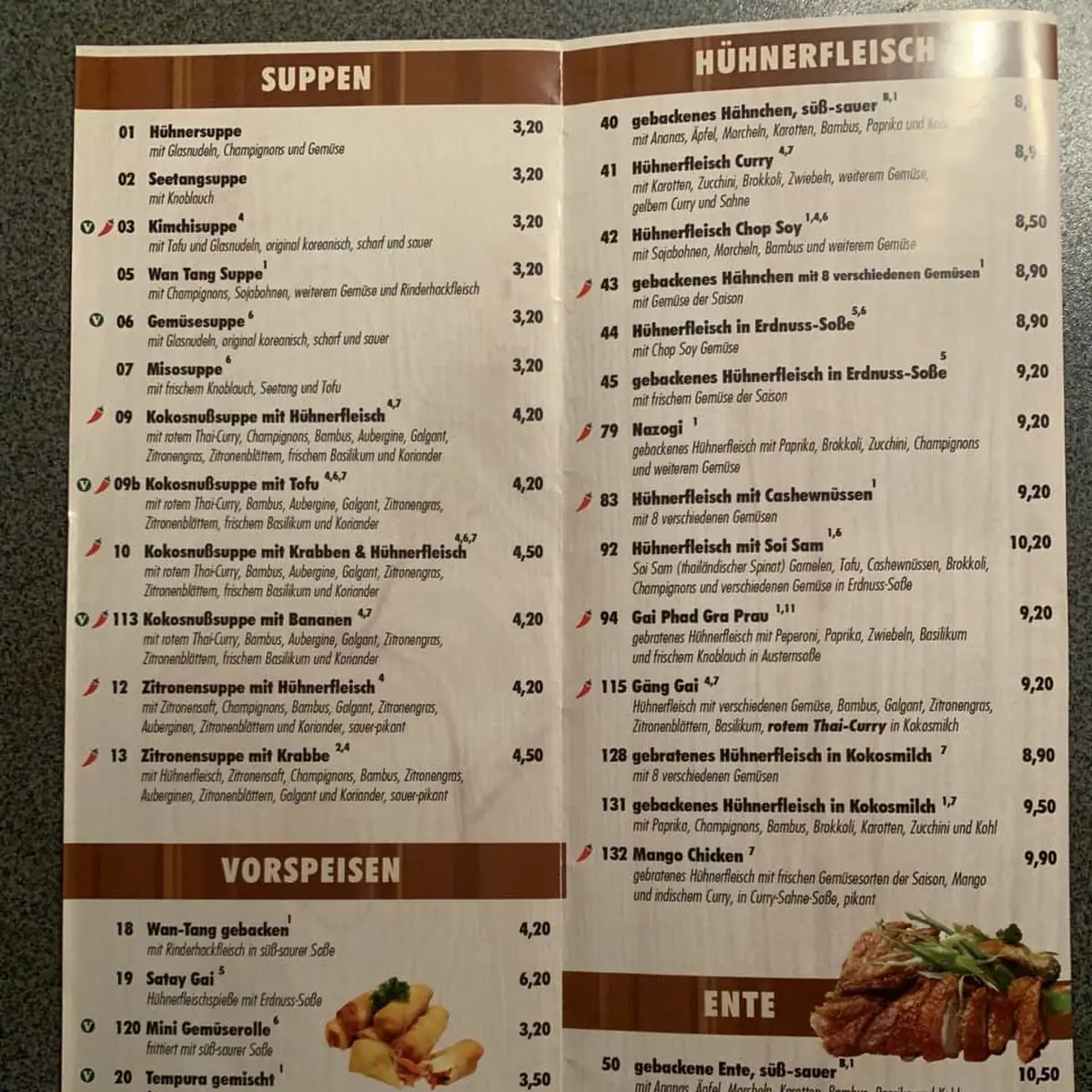 Speisekarte photo 5