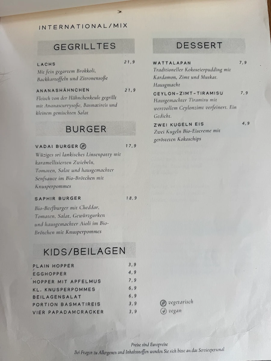 Speisekarte photo 4