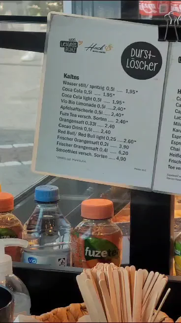 Speisekarte, Hucks Lieblingsplatz Bad Homburg