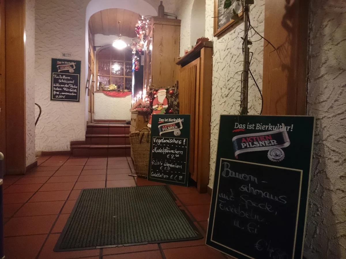 Speisekarte, Brauereischänke am Markt
