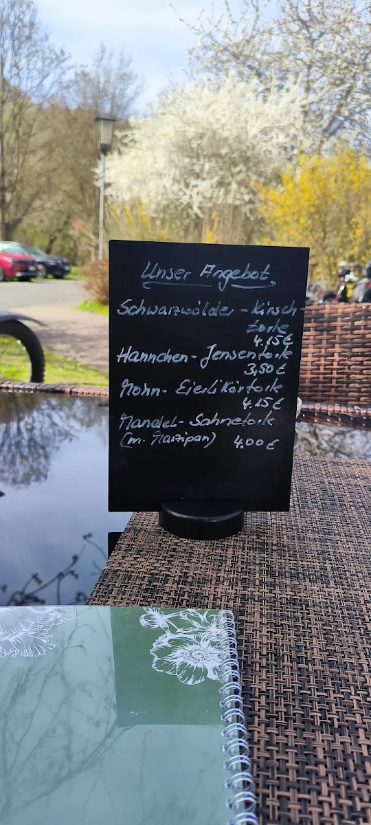 Speisekarte, Café Gisela
